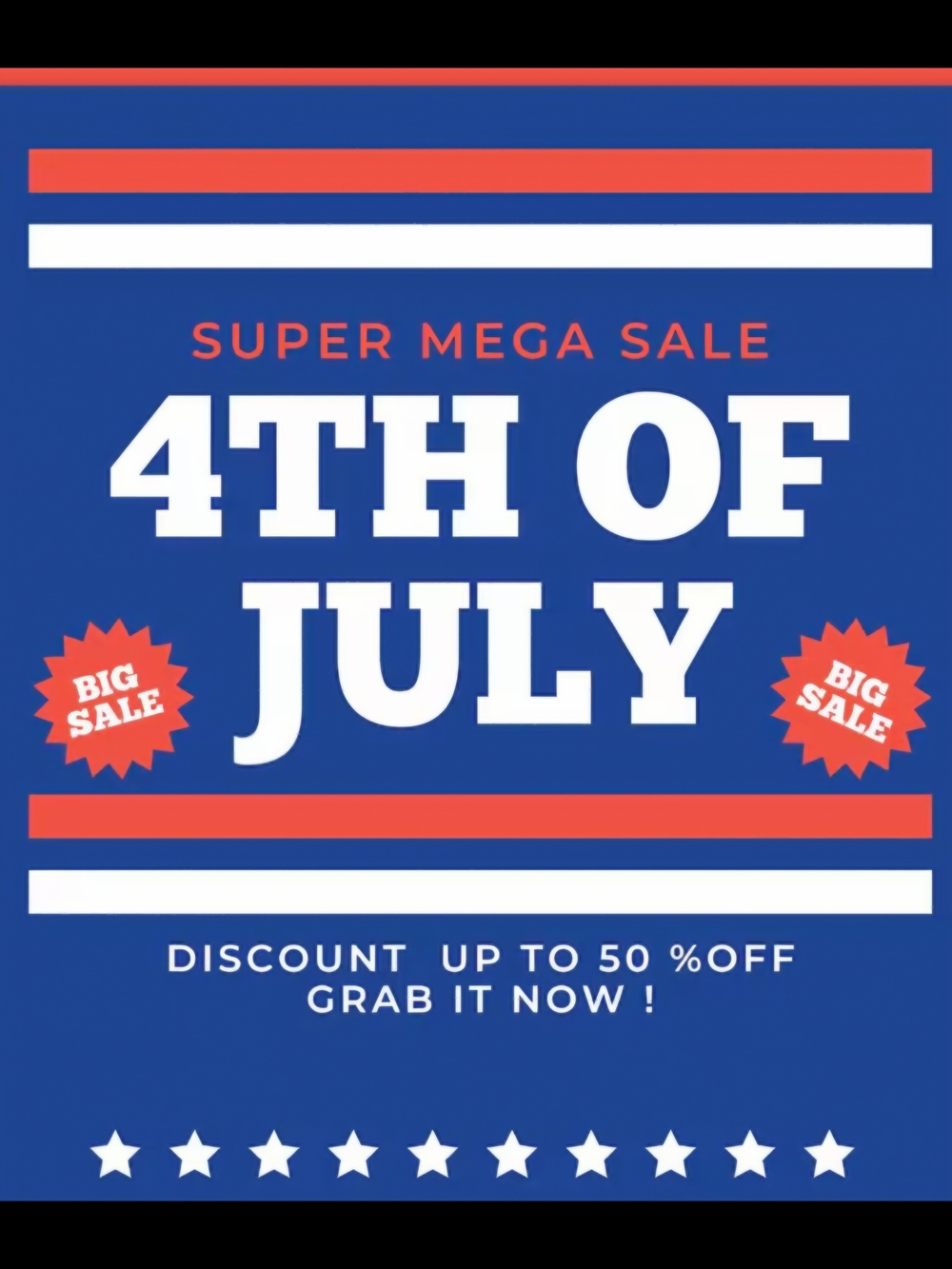 4TH OF JULY Sale Up To 50% Off